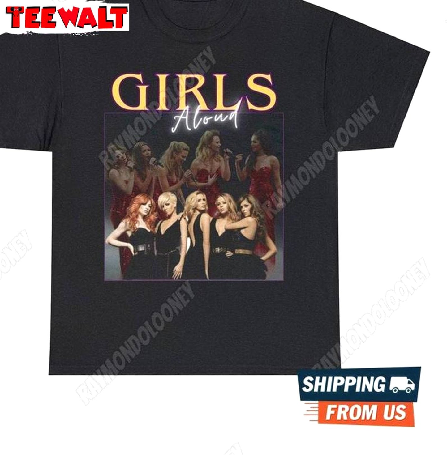 Comfort Girls Aloud Shirt, Limited 2024 Tour Girls Aloud Crewneck Long Sleeve