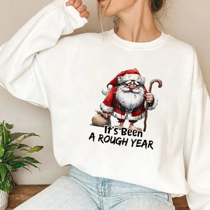 Santa Claus It's Been A Rough Year T Shirt