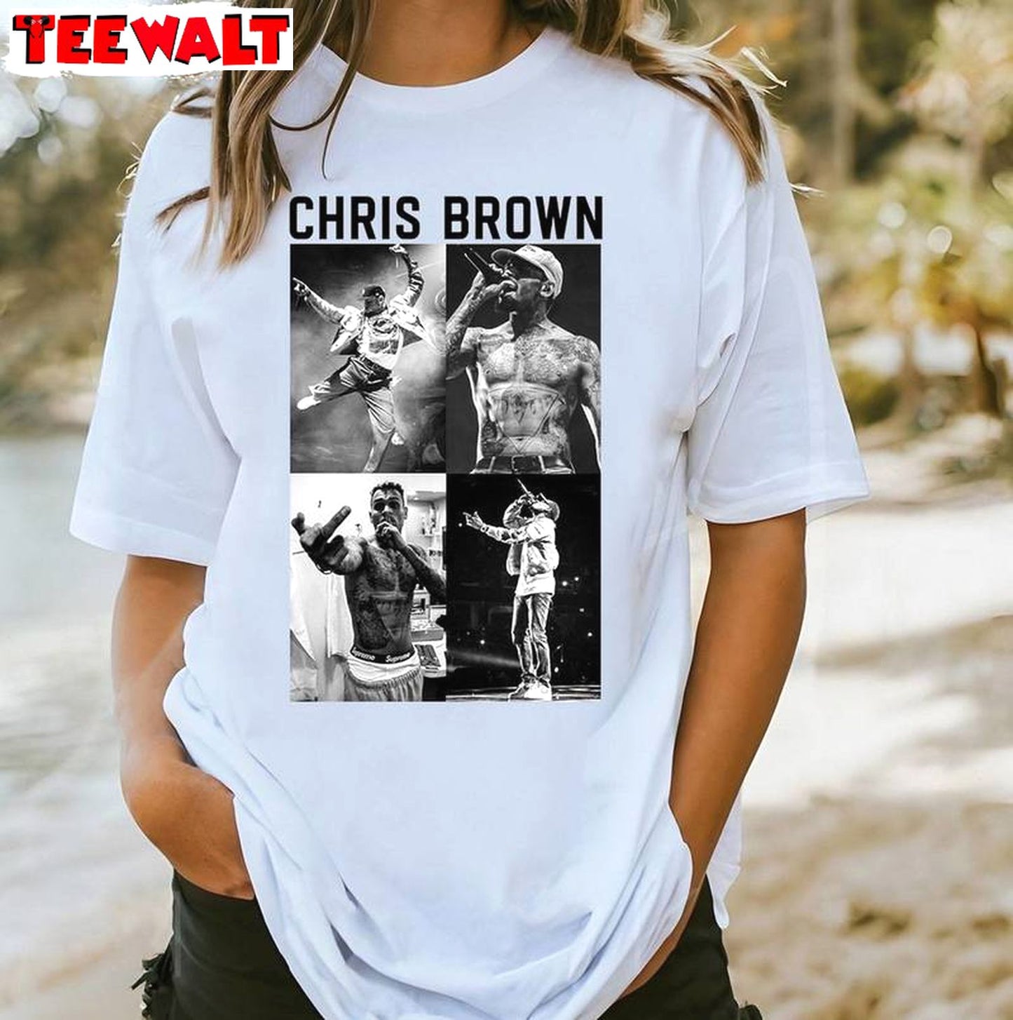 Trendy Chris Brown Shirt, Must Have 11 11 Tour 2024 Crewneck Tee Tops