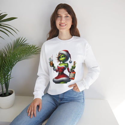 Bougie Grinch Girl Funny Festive Holiday Ugly Christmas