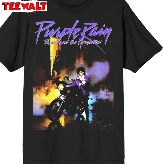 Prince Purple Rain Revolution Sweatshirt , Inspired Purple Rain Shirt Long Sleeve