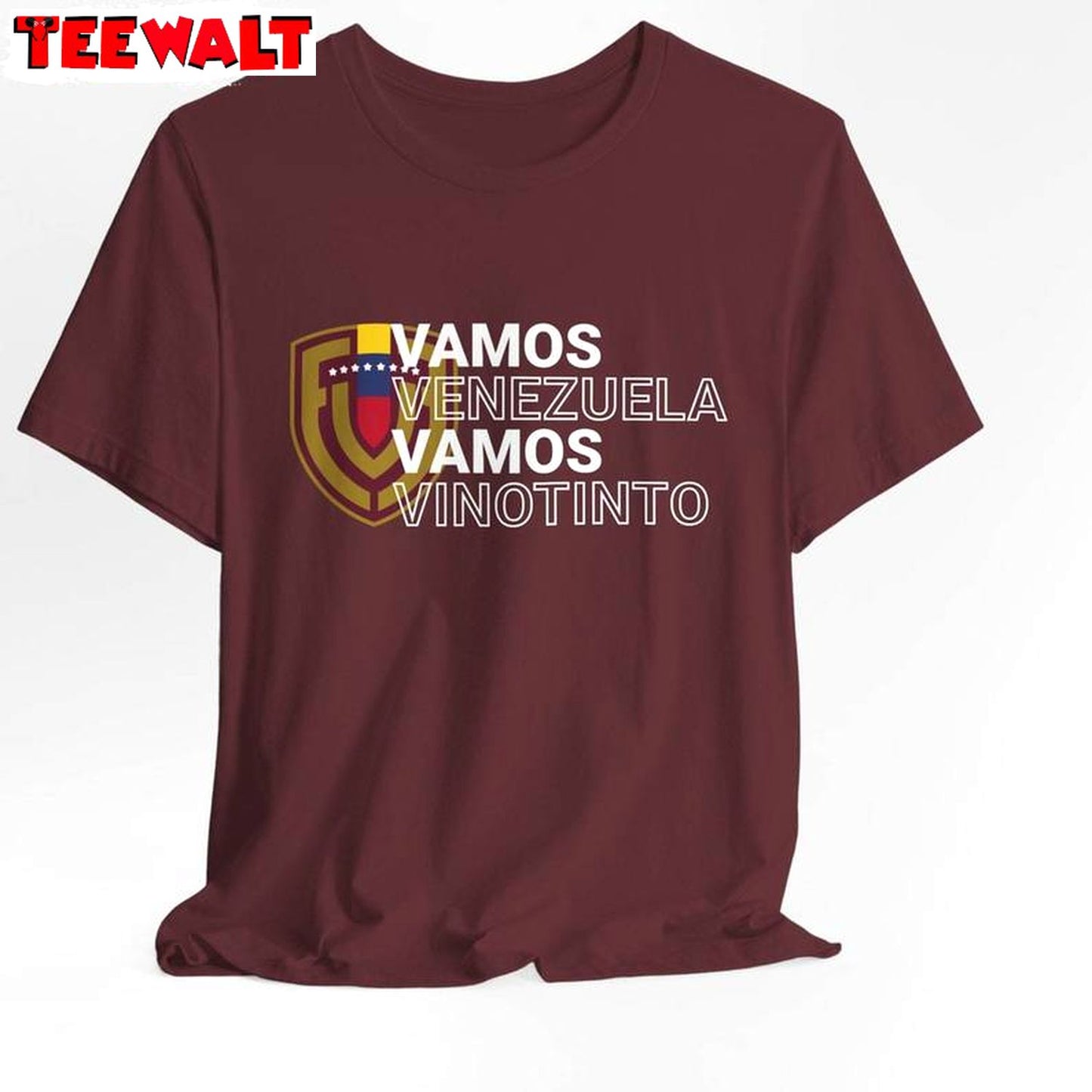 Comfort La Vinotinto Logo T Shirt , Limited Mano Tengo Fe Shirt Short Sleeve