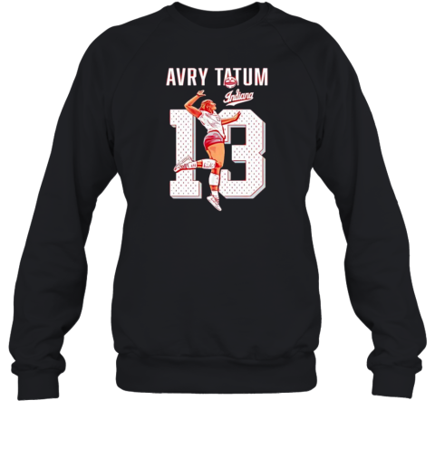 Avry Tatum Indiana Volleyball cartoon T-Shirt