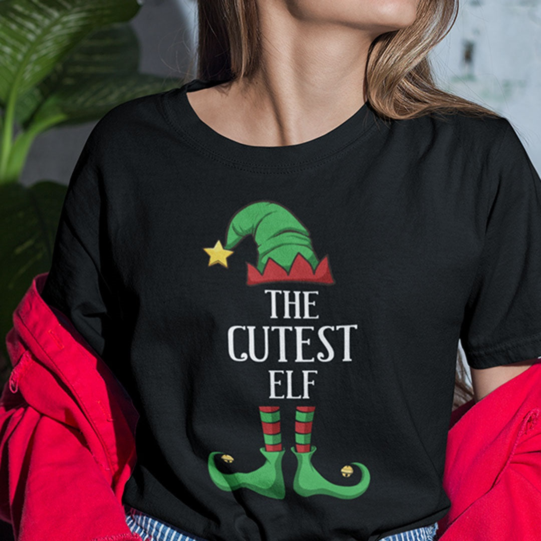 The Cutest Elf Shirt Xmas Gift Family Group Elf Christmas