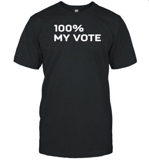 Amanda Gorman Wearing 100 My Vote T-Shirt