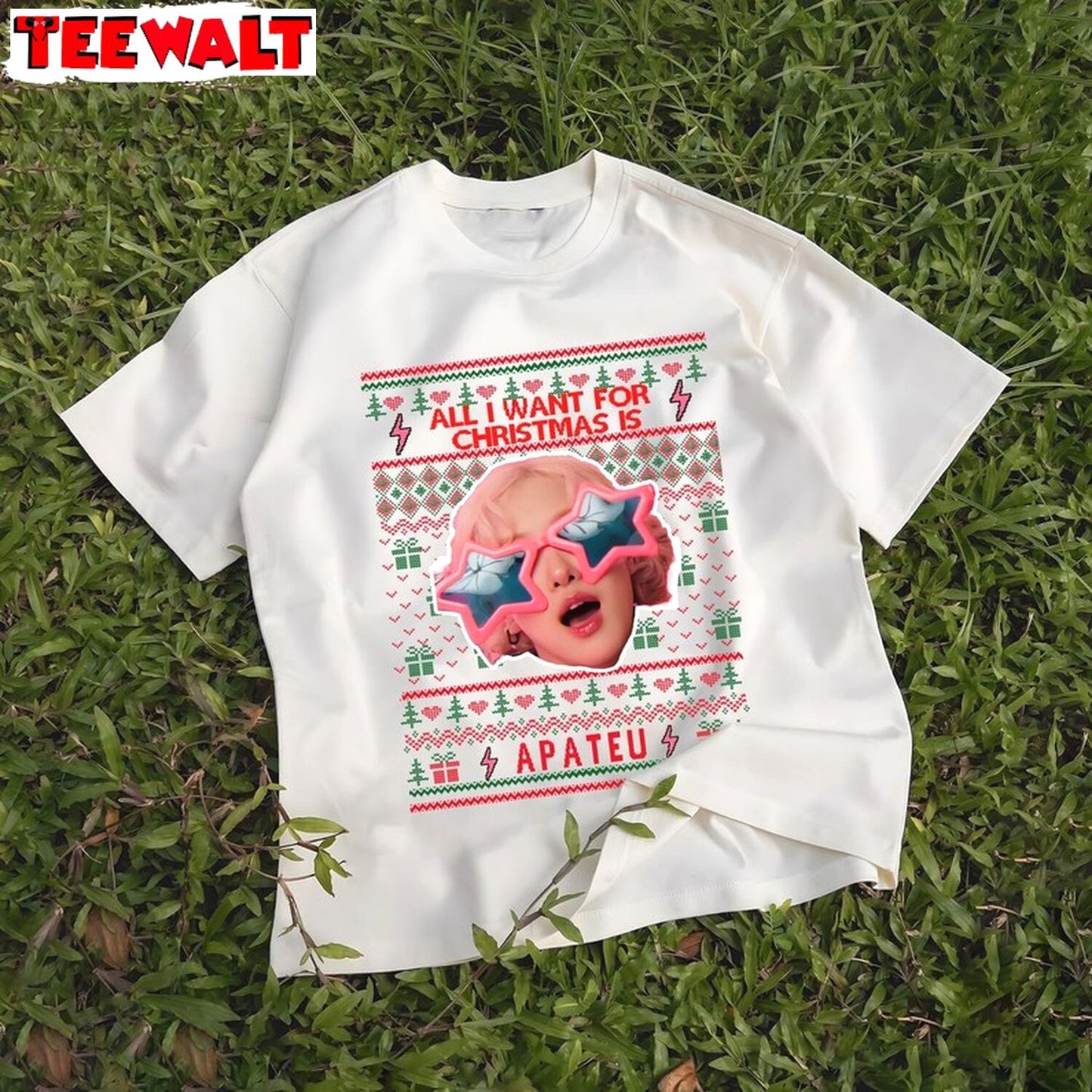 All I Want For Christmas For Apateu Sweatshirt. Rose Bruno Tshirt, For Family,