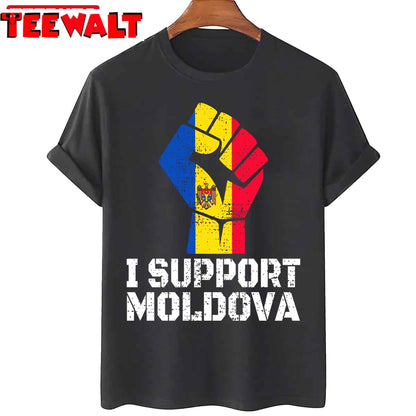 I Support Moldova Moldova Thumb Unisex T-Shirt