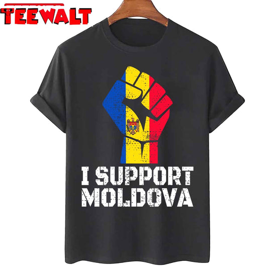 I Support Moldova Moldova Thumb Unisex T-Shirt