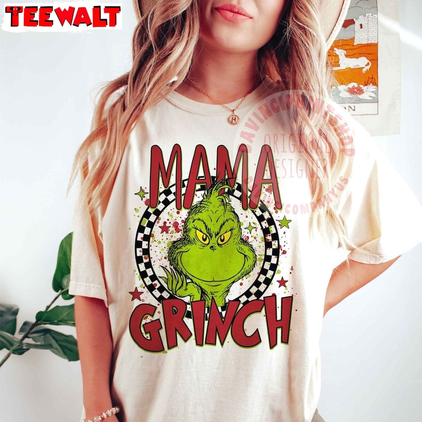 Mini Grinch Christmas Mama T-shirt, For Family, Tee, Merch