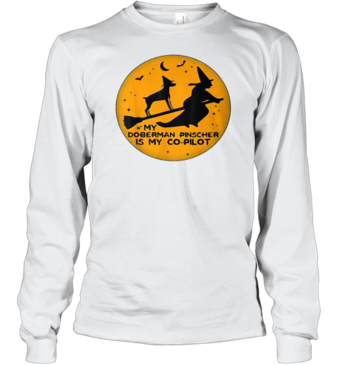 Halloween My Doberman Pinscher Is My Co Pilot T-Shirt