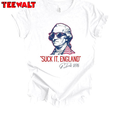 Independence Day Unisex Hoodie, Vintage Suck It England Shirt Sweater