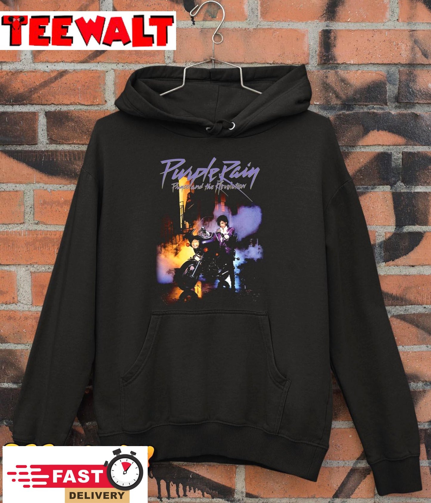 Prince Official Purple Rain Live Black YOUTH T-Shirt