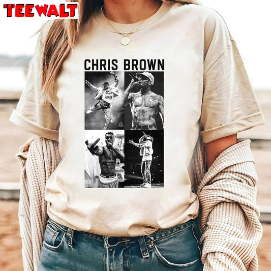 Trendy Chris Brown Shirt, Must Have 11 11 Tour 2024 Crewneck Tee Tops