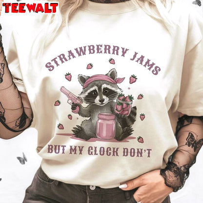 Strawberry Jams But My Glock Don't Shirt 04