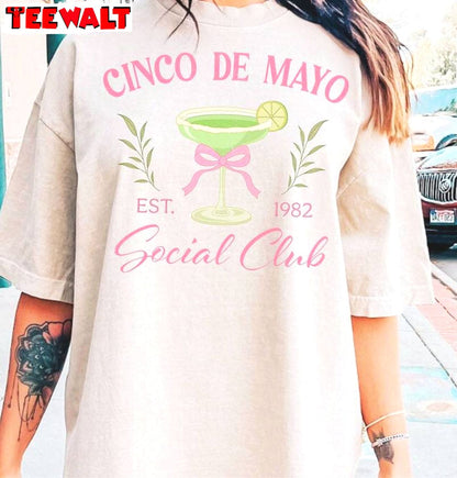 Cinco De Mayo Trendy Shirt, Cinco De Mayo Social Club T-shirt