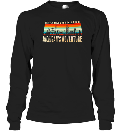 Established 1956 Michigan&#39s Adventure Vintage T-Shirt