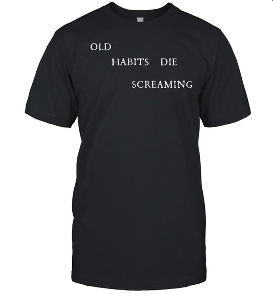 Belinda Ttpd Old Habits Die Screaming Shirt