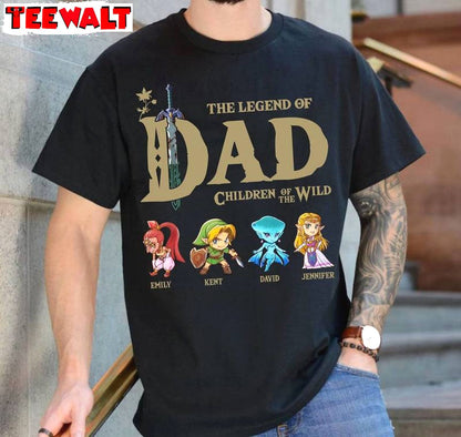 New Rare The Legend Of Dad Shirt, Comfort Breath Of The Wild Sweatshirt Unisex Hoodie