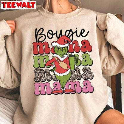 Christmas Mama Sweatshirt, Retro Merry Christmas Shirt