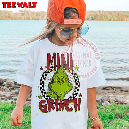 Mini Grinch Christmas Mama T-shirt, For Family, Tee, Merch