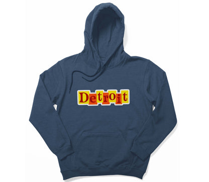 Detroit Hooded Pullover Sweatshirt - Tall Sizes Available