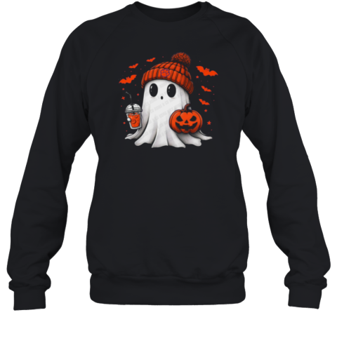 Halloween Clemson Tigers NCAA Football Fan Ghost With Pumpkin T-Shirt