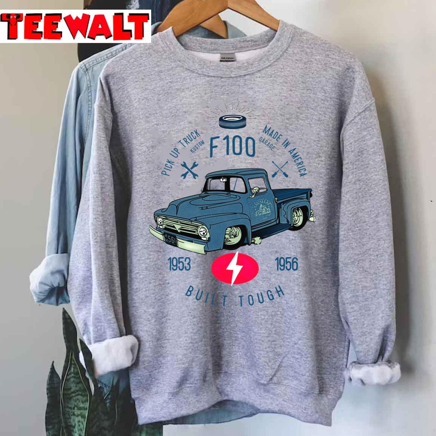 Ford F100 Truck Built Tough Unisex T-Shirt