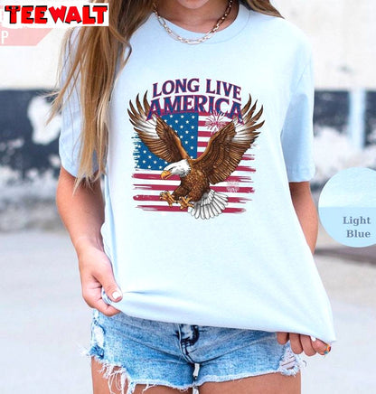 Must Have 4th Of July Unisex T Shirt , New Rare Long Live America