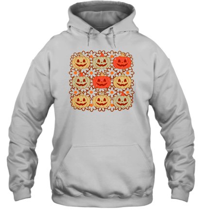 Daisy Pumpkin Teacher T-Shirt