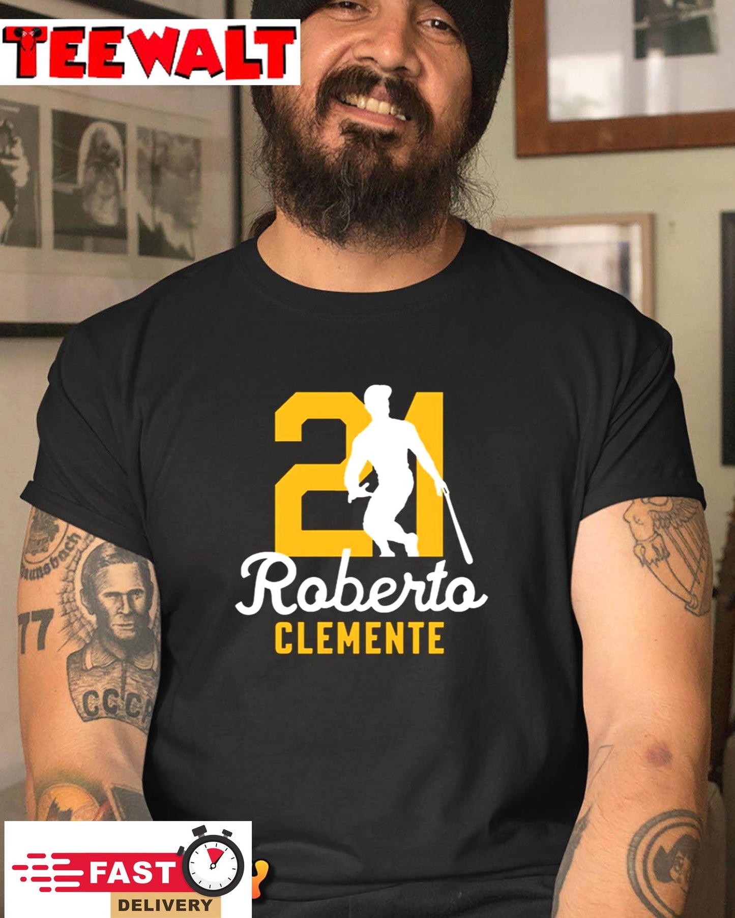 Remembering Basebal Legend Roberto Clemente T-Shirt