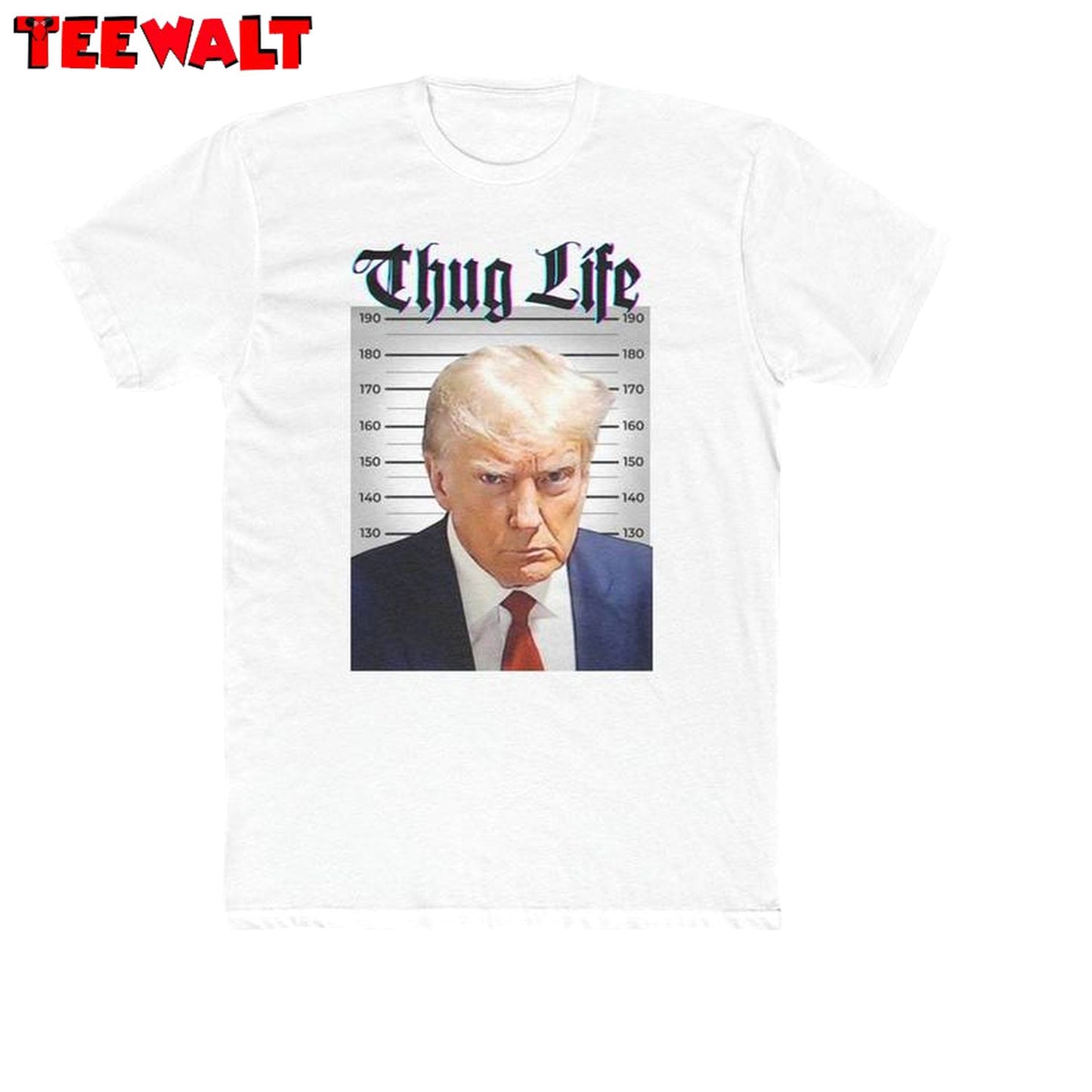 Cool Design Thug Life Trump Shirt, Funny Meme Long Sleeve Tank Top