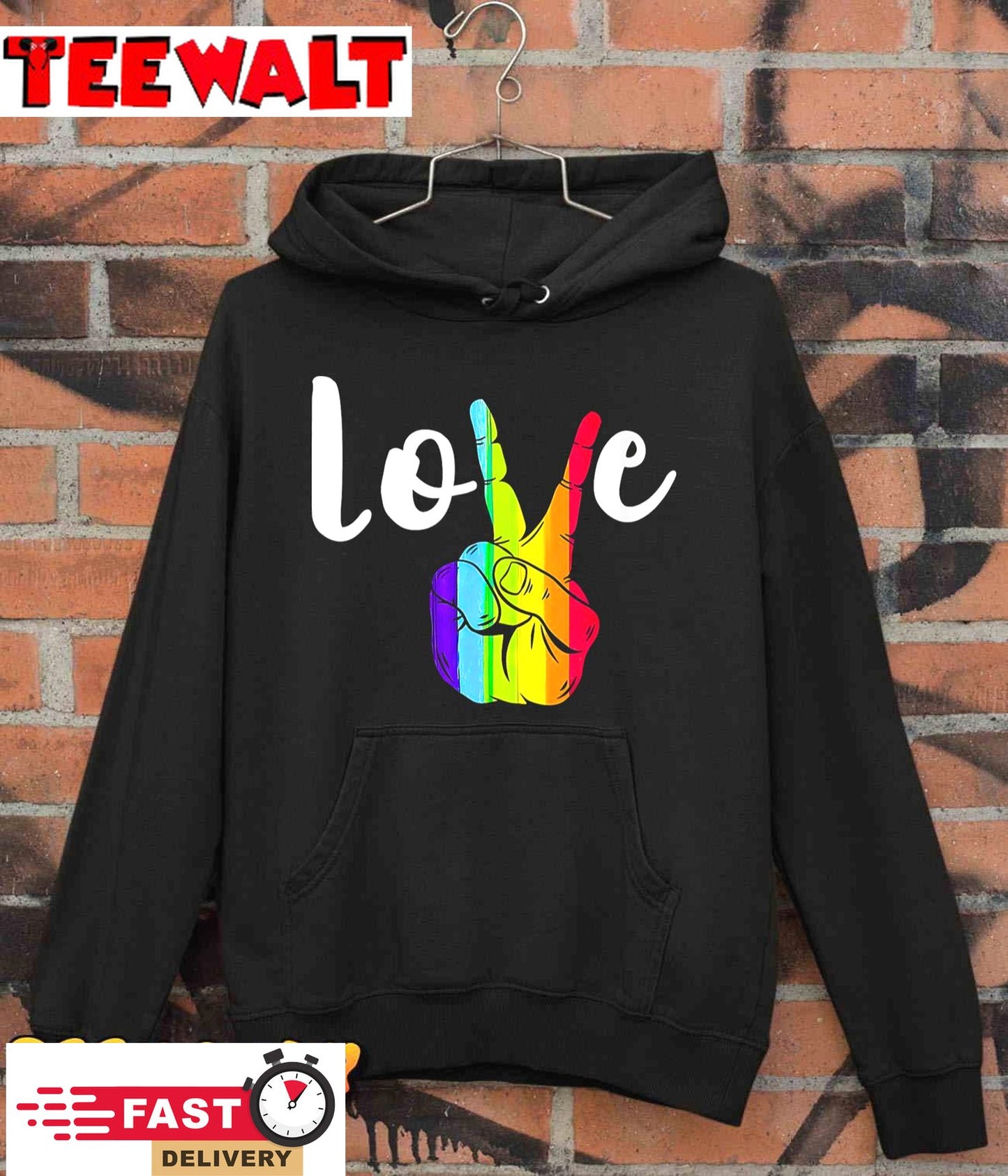 Pride Love is Love Equality Rainbow LGBTQ T-Shirt