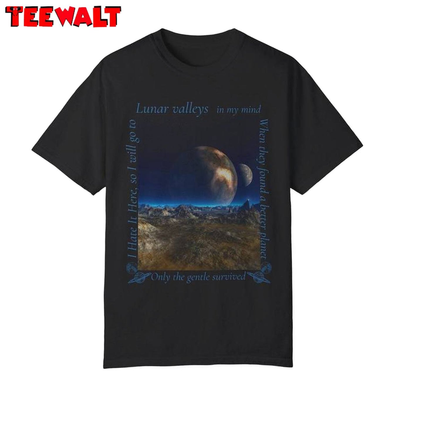 Lunar Valleys Version Sweatshirt, Awesome I Hate It Here Shirt Unisex Hoodie