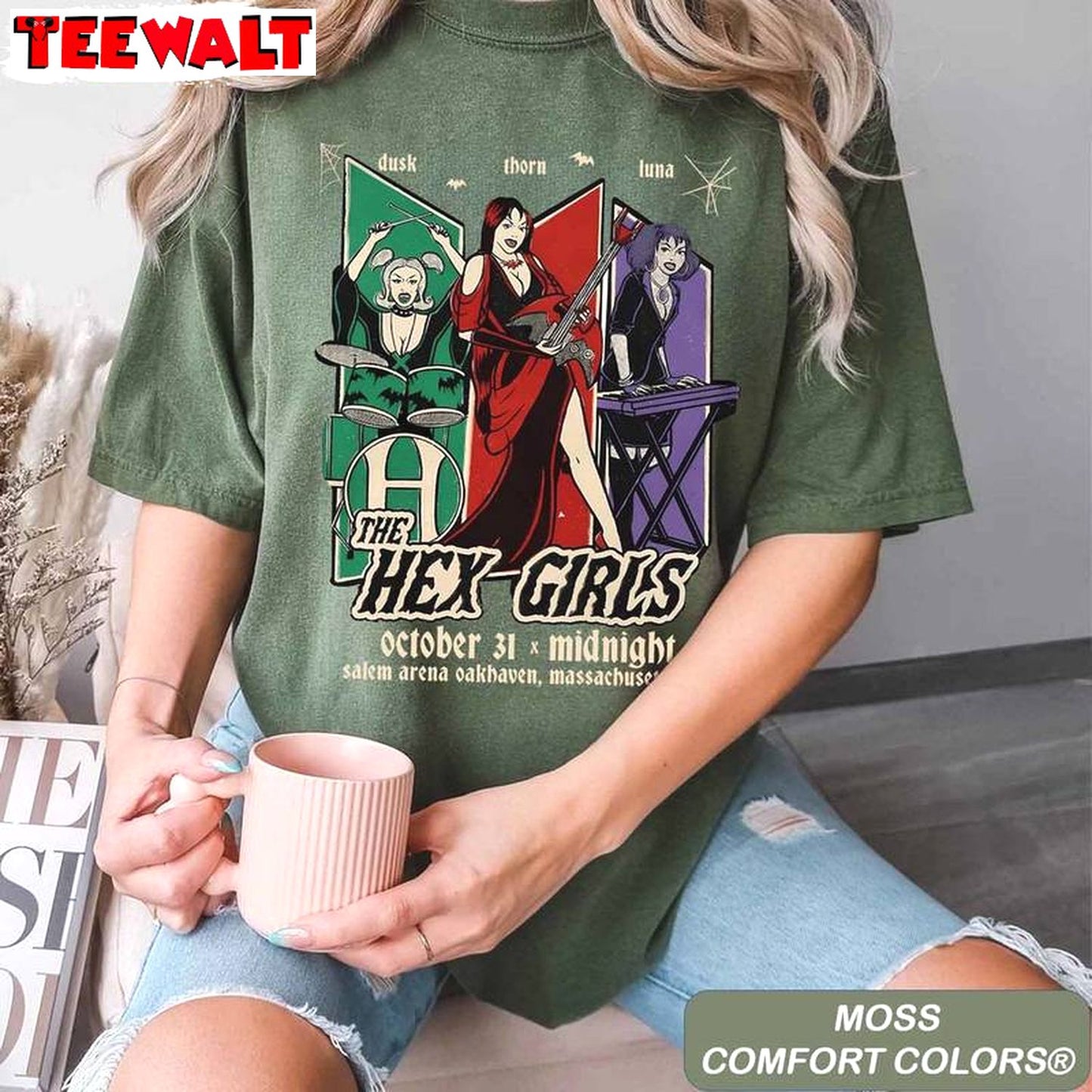 The Hex Girls Cool Design Shirt, Unique Concert 2023 Short Sleeve Crewneck