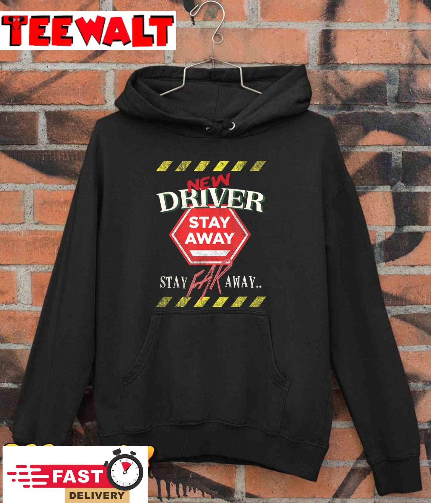 New Driver Stay Far Away Student Driving Instructor T-Shirt