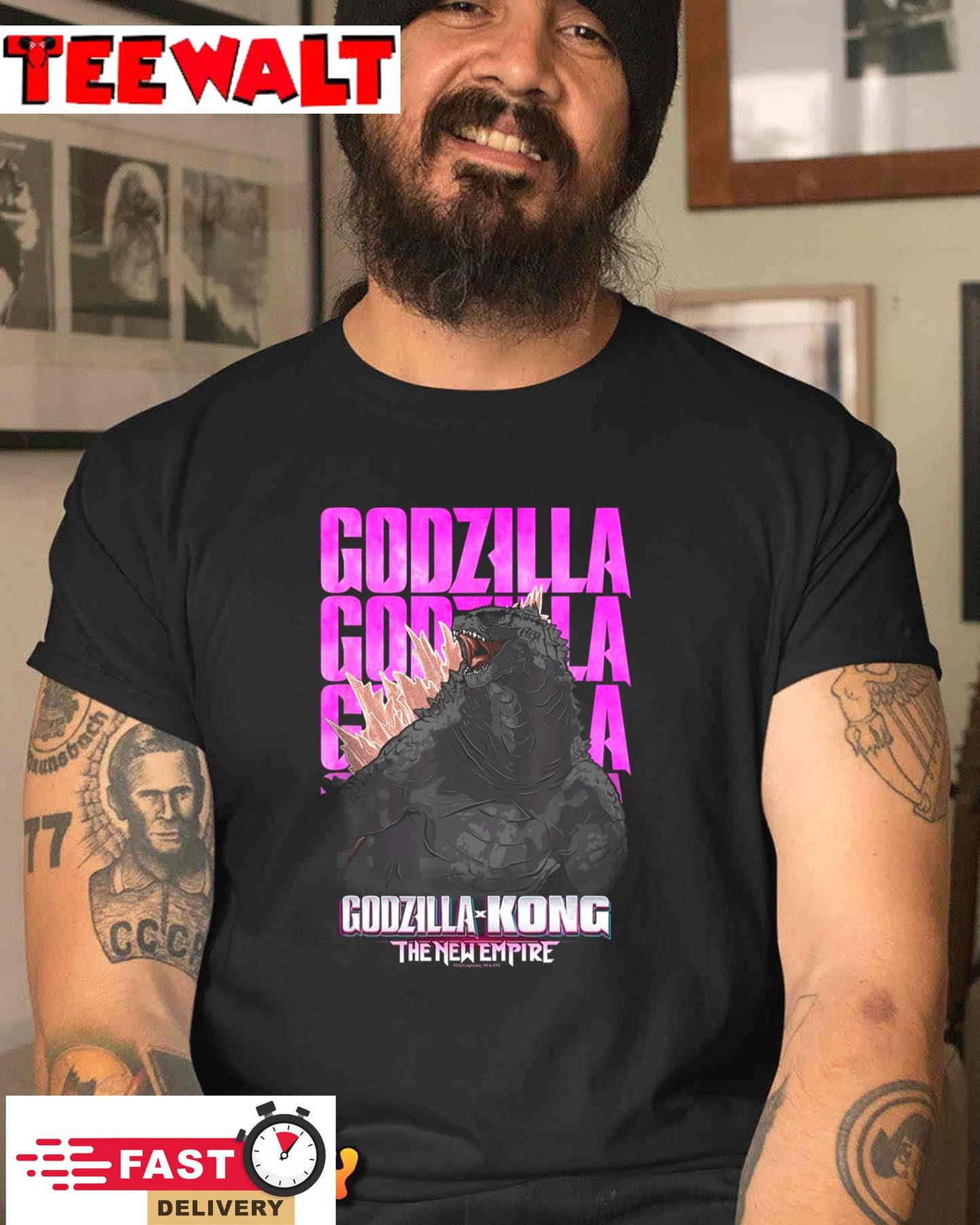 Movie Godzilla Repeating T-Shirt