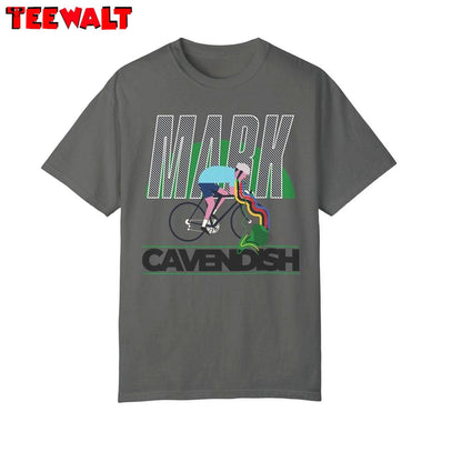 Tour De France Groovy Shirt, Cool Design Mark Cavendish Crewneck Long Sleeve