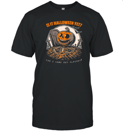 Halloween Yet Pumpkin Skeleton T-Shirt