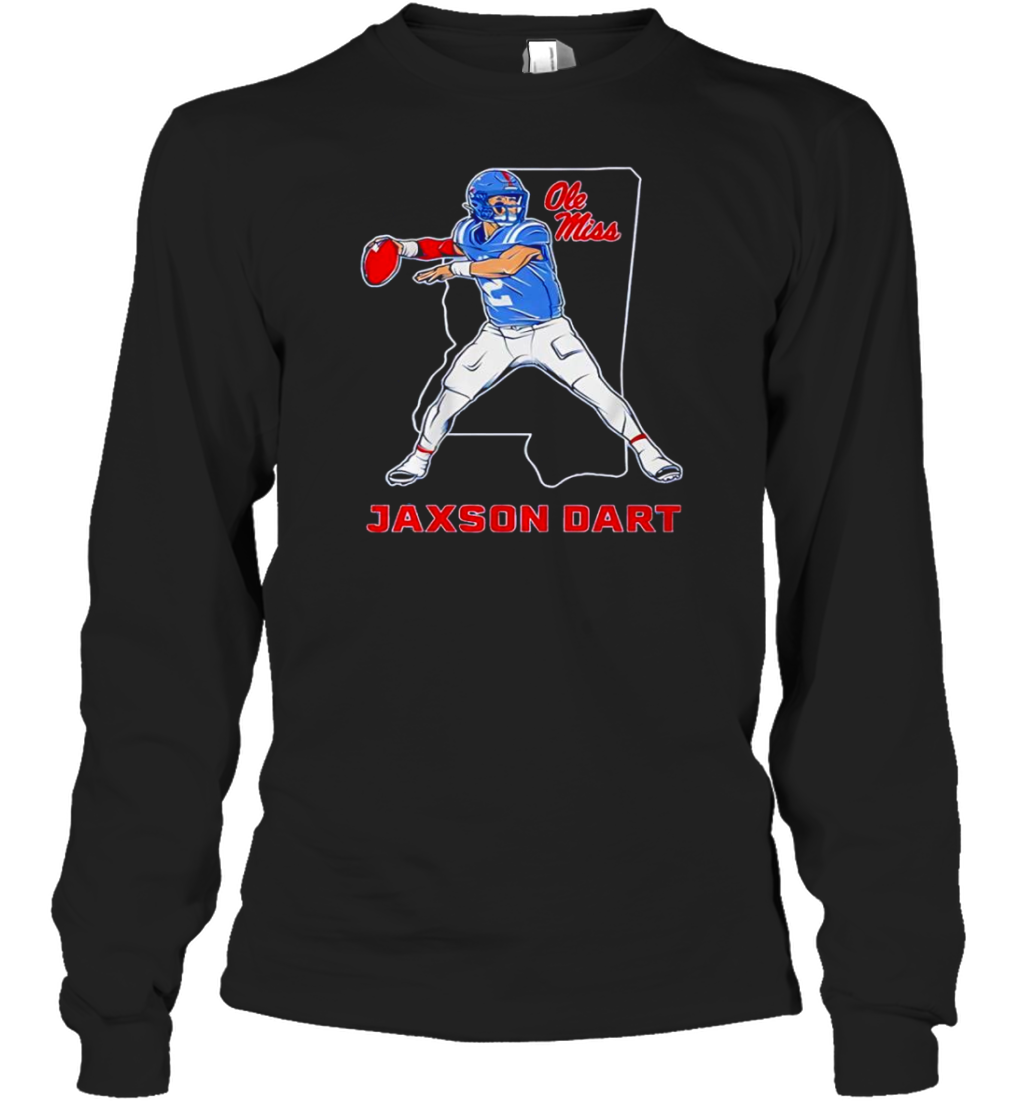 Jaxson Dart Ole Miss Rebels Football State Star T-Shirt