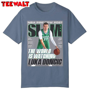 Luka Doncic Limited Shirt, Funny Dallas Mavericks Nba Slam Cover Long Sleeve