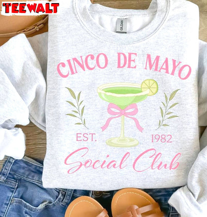 Cinco De Mayo Trendy Shirt, Cinco De Mayo Social Club T-shirt