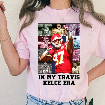 Travis Kelce Shirt - Kansas City Football Jersey, Comfort Colors Sweatshirt