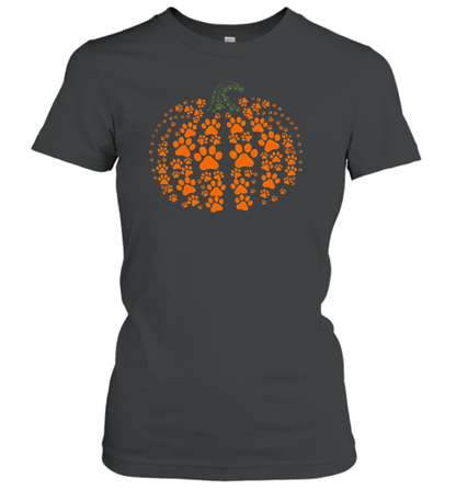 Paw Pumpkin Teacher T-Shirt