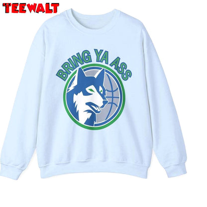 Limited Bring Ya Ass Shirt, Cool Design Minnesota Timberwolves Unisex T