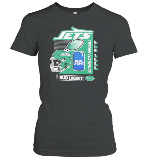 New York Jets Bud Light Gotham City Football T-Shirt