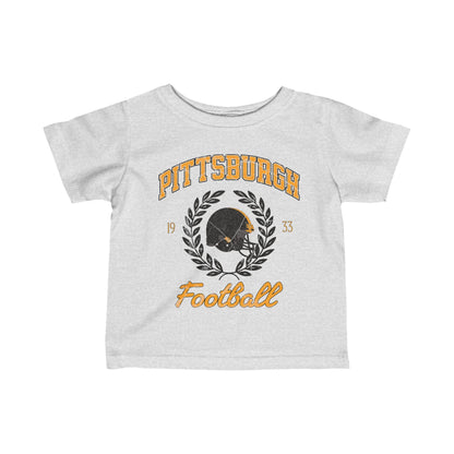 Pittsburgh Football Toddler Shirt - Kids Game Day Retro Vintage Apparel