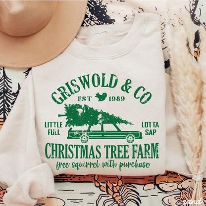 Retro Griswold Christmas Tree Sweatshirt Funny Holiday Gift