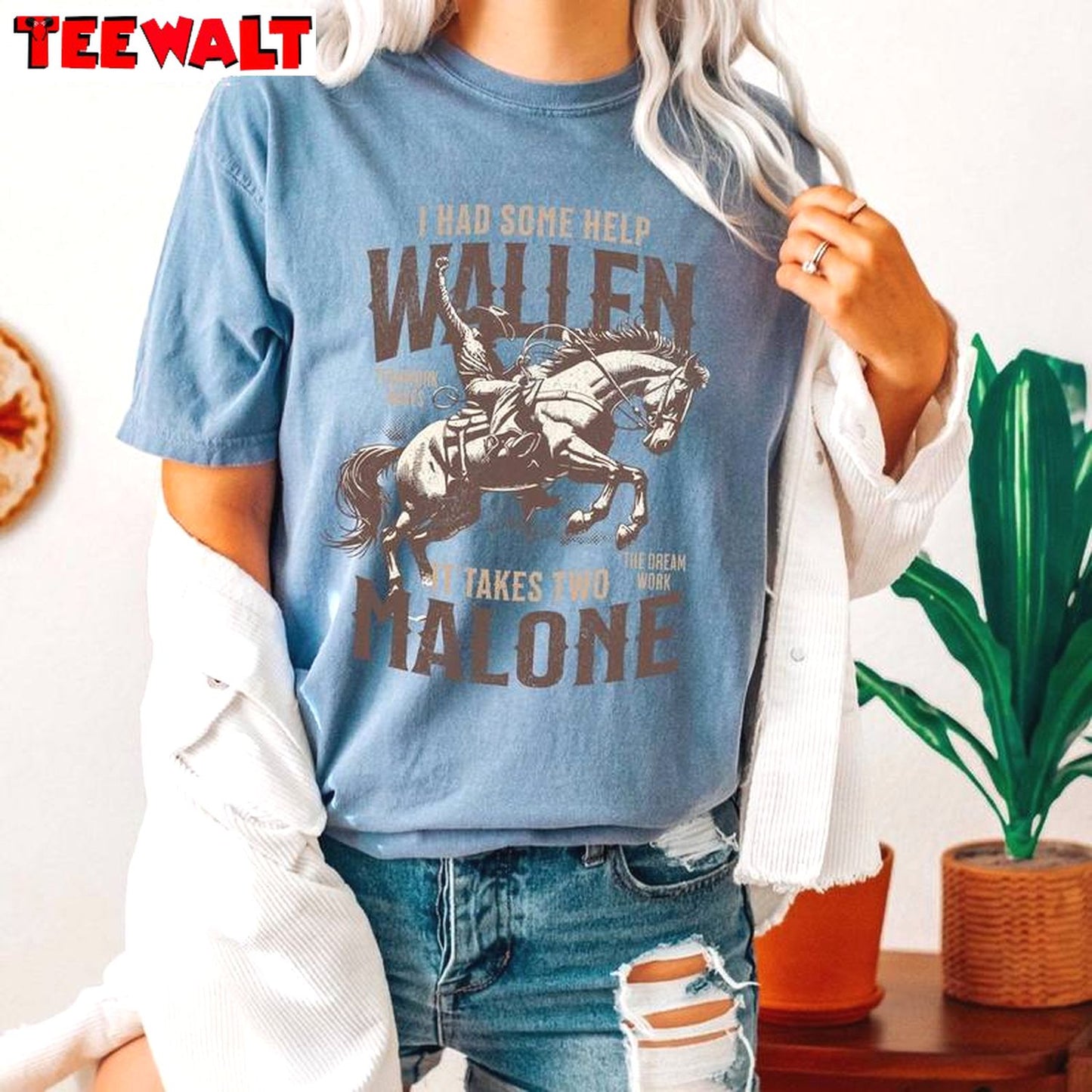 Must Have Wallen And Malone Unisex Hoodie, Unique I Had Some Help Shirt Long Sleeve