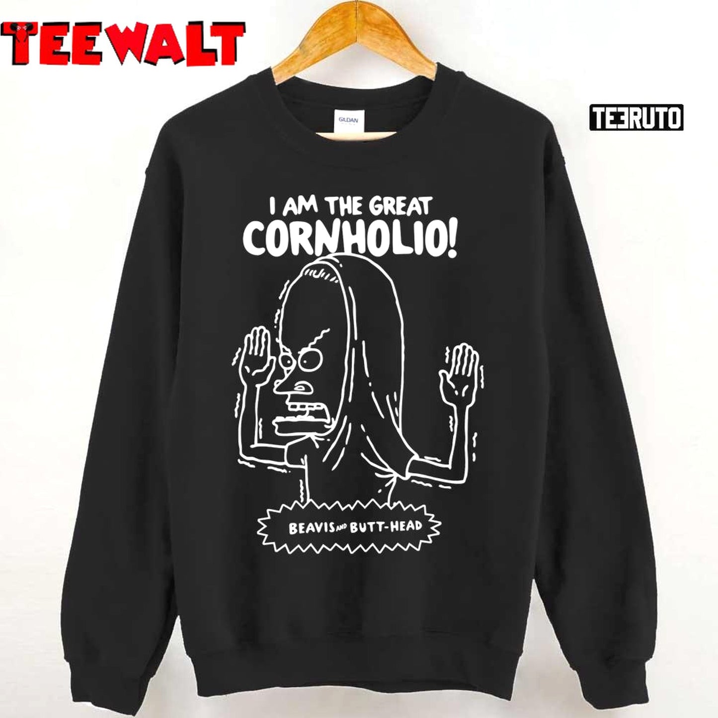 Beavis And Butthead Great Cornholio Outlined Sketch Unisex T-Shirt