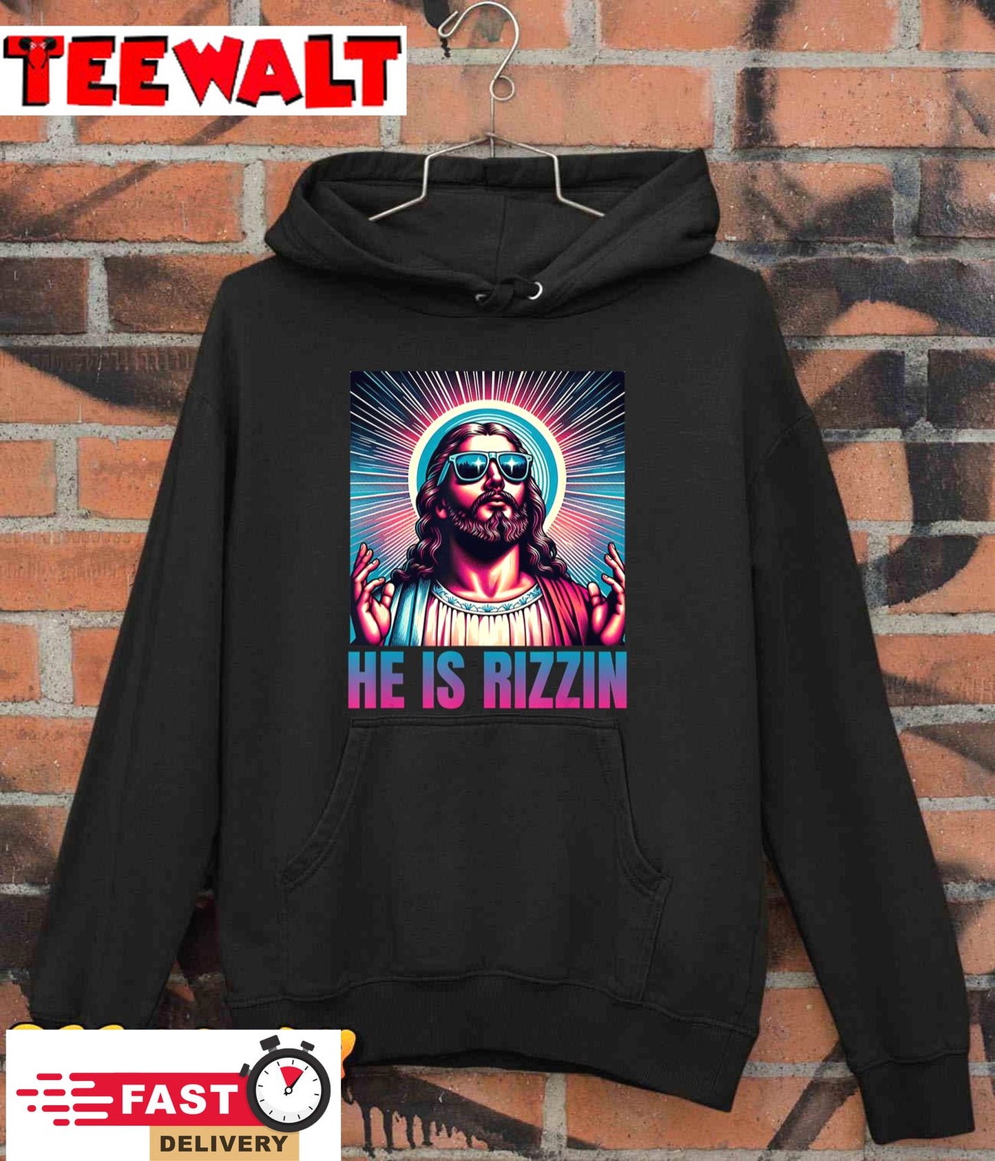 He Is Rizzin, Jesus Is Rizzen T-Shirt